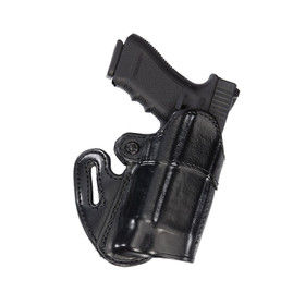 aker Leather Nightguard strapless for Glock 17/19 with M3/STLR1/2 features easy deployment